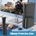 thumbnail image 4 of Funda de silicona para PS5 Slim (edición con disco y edición digital), funda protectora antideslizante, resistente a arañazos y a prueba de polvo para carcasas y accesorios de la PS5 Slim, 4 of 11