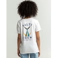 thumbnail image 4 of Salty Crew Women's Tailed Boyfriend Relaxed Fit Premium Tee T-Shirt (X-Small, White), 4 of 6