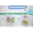 thumbnail image 2 of WarmHaven 2 x Mesh Bath Toy Organizer + 8 Ultra Strong Hooks – The Perfect Bathtub Toy Holder & Bathroom or Shower Caddy – These Multi-use Net Bags Make Bath Toy Storage Easy, 2 of 7