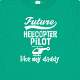thumbnail image 4 of Inktastic Future Helicopter Pilot Like Daddy Boys Baby T-Shirt, 4 of 5