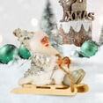 thumbnail image 1 of Christmas Decorations Santa Sleigh Cart Small Christmas Toys Adornment Colorful Ornament Set Keepsake Christmas Ornament Smart Ornament Ornament Exchange Christmas Snowflake Ornament Pretty Christmas, 1 of 3
