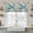 Blue, variant on Teal Octopus Coastal Tier Curtains 24 Inch Length, Vintage Summer Beach Nautical Cafe Short Curtains for Bathroom Over Sink, Small Kitchen Curtain Light Filtering Tiered Drapes 2 Panels 27.5"Wx24"L