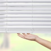 Better Homes & Gardens 2 Cordless Faux Wood Horizontal Blinds, White, 47 W x 64 L
