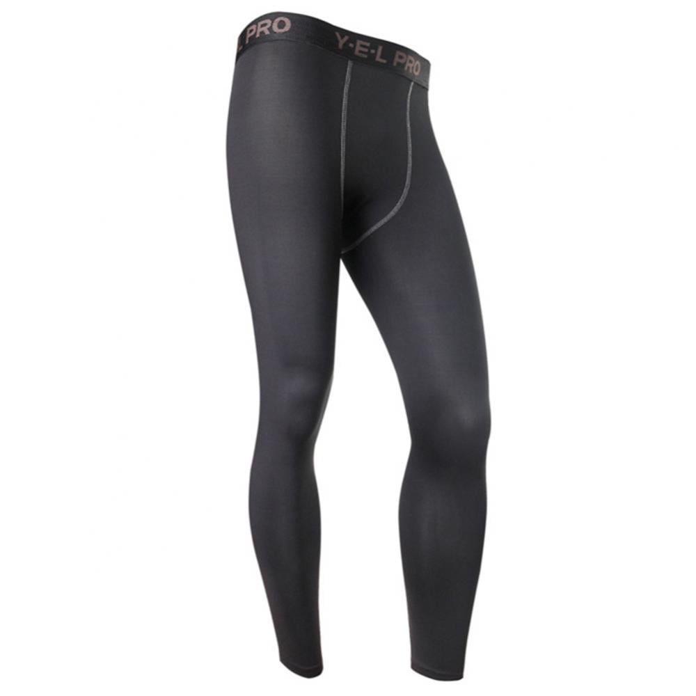 Details about   Men's Athletic Tights Running Compression Pants Gym Skin Base Layers Quick-dry 
