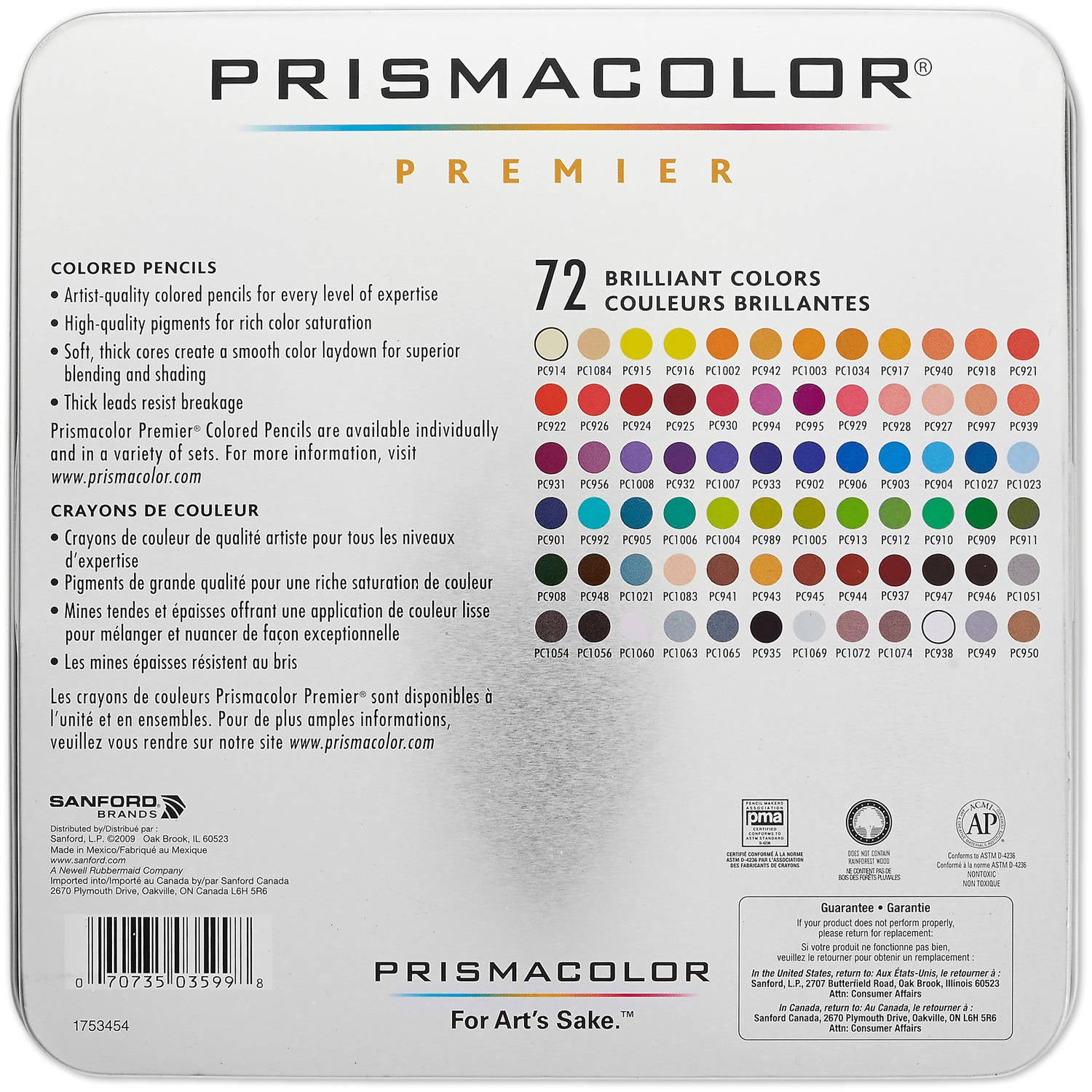 6 Packs: 12 ct. (72 total) Prismacolor® Premier® Soft Core Colored Pencil  Set