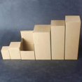 thumbnail image 1 of Caja de papel Kraft universal, caja de embalaje corrugado de tres capas, embalaje exterior del producto, caja de fondo con hebilla rectangular cuadrada, 1 of 5