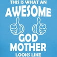 thumbnail image 3 of CafePress - Awesome Godmother Looks Like T Shirt - Women's Traditional Fit Dark T-Shirt, 3 of 4