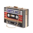 thumbnail image 2 of Bandolera Renabro, diseño retro con forma de radio, color rojo, 2 of 7