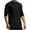Black, variant on CaiJunJia George Long Sleeve Shirts Men Ultra Soft Long Sleeve Shirs Casual Basic T Shirts Soild Button Tees