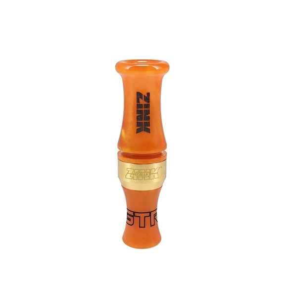 Zink Calls Green Top Rocker Duck Call Orange Marbleade