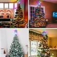 thumbnail image 7 of Christmas Tree Topper Light Smart App Remote Control 7" LED Color Changing Star Tree Toppers Sync with Music Dimmable Timer USB Plug in/Wire 16.4Ft Topper for Xmas Party Holiday, 7 of 7