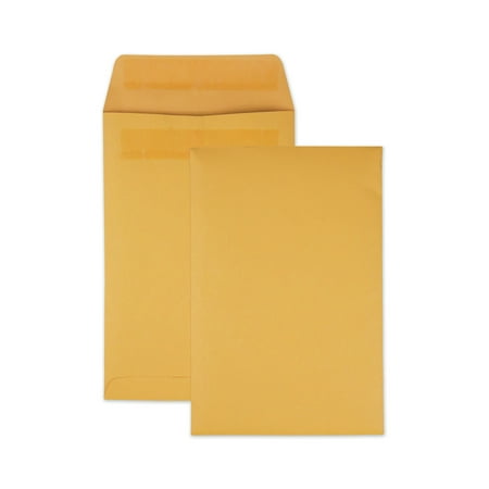 Quality Park QUA43362 6.5 in. x 9.5 in. #1 3/4, Cheese Blade Flap, Redi-Seal Closure Catalog Envelope - Brown Kraft (250/Box)