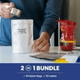 thumbnail image 6 of 50 Pack Wallaby Gusset Mylar Bags for Food Storage, 1 Cup (5.5 Mil - 5" x 7") Stand-up Resealable Zipper Pouches - Silver, 6 of 8