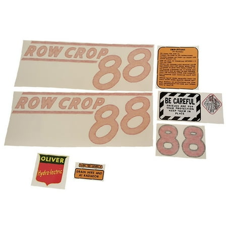 Tractor Decal Set - Complete Tractor Decal Set 5715-1010 for Oliver 88