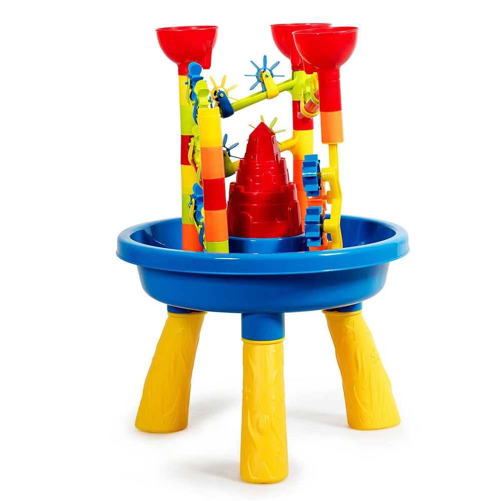 2 in 1 Sand & Water Table Activity Play Center Kids Splash Pond Beach Toy Set for sale online 