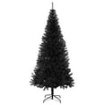 thumbnail image 2 of vidaXL Artificial Christmas Tree with Stand Black 210 cm PVC, 2 of 5