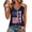 Navy(We The People 250th Anniversary Flag), variant on American Flag Womens Tank Tops Summer Patriotic Loose Fit Sleeveless V Neck 250 Anniversary Usa Flag We The People 250th Anniversary Flag 4th Of July Outfits for Women Vest Tees Navy S