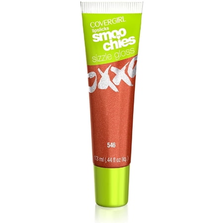CoverGirl Lipslicks Smoochies Sizzle Gloss, Turn Up the Heat [546] 0.44 oz (Pack of 4)