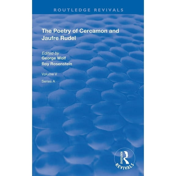 Routledge Revivals The Poetry of Cercamon and Jaufre Rudel, (Paperback)