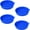 Blue, variant on RIONIMA 4Pcs Car Coasters,Edge Design Non-Slip Insert for Cup Holders,Black