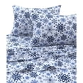 thumbnail image 5 of Cozy Flannel Novelty and Holiday Printed Extra Deep Pocket Sheet Set, 5 of 5