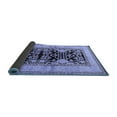thumbnail image 2 of Ahgly Company Indoor Round Oriental Blue Industrial Area Rugs, 6' Round, 2 of 4