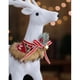 thumbnail image 3 of Adornos navideños, regalos navideños, adorno navideño blanco, lazo, muñeca, adornos navideños grandes, decoración de ventana de centro comercial, alce blanco, 3 of 5