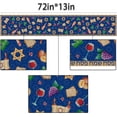 thumbnail image 4 of Linen Passover Table Runner Jewish Holiday Pesash Seder Decoration Home Kitchen Dining Room Decor 13.8x71'''', 4 of 6
