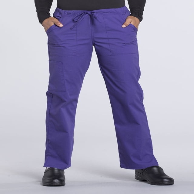 CHOK Workwear Professionals Women‘s Scrubs Pant Mid Rise Straight Leg Drawstring WW160