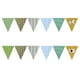 thumbnail image 1 of Injueey 1 Uds. Set 16,4 pies Tarjeta de papel de arcoíris banderines triangulares para fiesta de cumpleaños banderín banderín banderas Kits de decoración para fiestas TYPE6 NO6, 1 of 6