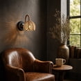 thumbnail image 2 of Hand Woven Rope Wall Sconce Light, Rustic Hemp Rope Lampshade Wall Lamp with US Plug, Farmhouse Indoor Wall Light for Bedroom Bedside Living Room Dining Room Decor Lighting, 2 of 7