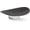 Midnight Ebony, variant on ABPETE Modern Decorative Fruit Bowl,Unique Egg-Shaped Pedestal Centerpiece for Kitchen Counter, Dining Table, Abstract Resin Catchall Key Bowl for Entryway & Chic Coffee Table Decor Gift( 12" )
