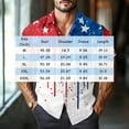 thumbnail image 3 of JGNGSHN Men's July 4th Independence Day Shirts Trendy Short Sleeve Button Up T-Shirts Casual Summer Vacation Shirt, 3 of 10