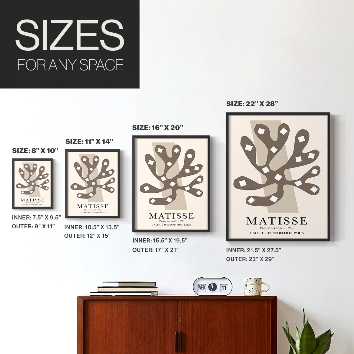 Matisse CCX in Solid Wood 8 x 10 Framed Print