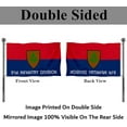 thumbnail image 4 of Army 91th Infantry division Flag 3x5Feet Military Banner with 2 Brass Grommets, 4 of 4