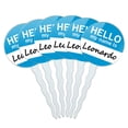 thumbnail image 1 of Leonardo Hello My Name Is Cupcake Picks Toppers - Set of 6, 1 of 1