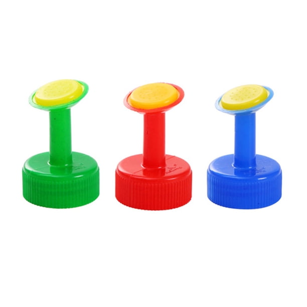 Monstrate Paquete de 3 boquillas para regadera, aspersor de plástico, cabezal de aspersión para plantas, riego portátil para Patio, plantación, Jardín y Patio Azul+Verde+Rojo Monstrate HA005567-04