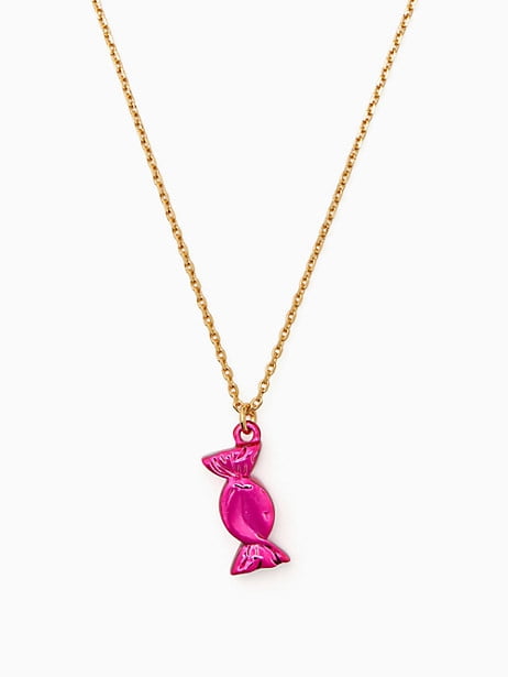 Kate Spade Candy Shop Mini Pendant Necklace in Pink 
