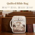 thumbnail image 6 of ZUXONGSY Rose Sheep Cross Print Bible Cover Case for Women Quilted Bible Protector Large ChuZU Bag with Pen Holder Carrying Book Case for Religious, 6 of 7