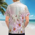 thumbnail image 6 of High Quality Hawaiian Shirts for Men Short Sleeve Aloha Beach Shirt Floral Summer Casual Button Down Shirts Blouses 26OCWM, 6 of 7