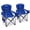 Blue (2 Pack), variant on ABORON Oversized Camping Chair with Phone Holder, 600lbs Heavy Duty Folding Chair for Adults, Padded All in One Lawn Chair with Cup Holder & Side Pockets for Outdoor Sports, Black Gray
