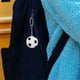 thumbnail image 4 of unbranded 2Ud Llavero Deportivo De Fútbol Negro En Metal Perfecto Para Llaves Y Regalos Especiales, 4 of 8