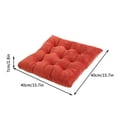 thumbnail image 4 of Tuvgenk Patio Chair Cushions Square Red Outdoor Seating Cushions Practical Polyester for Bedroom，Balcony, 4 of 5