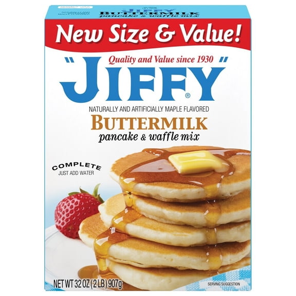 Jiffy Buttermilk Pancake & Waffle Mix 32 oz