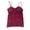 Red, variant on Plus Size Women's Lace Bralette Camisole,Spaghetti Strap Beauty Back Wireless Padded Anti-Exposure Layering Underwear Camisole