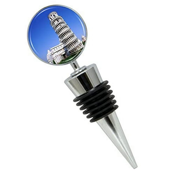 Leaning Tower Of Pisa Wine Bottle Stopper In Gift Box, Perfect For House Warming Gift