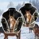 thumbnail image 4 of Sudadera con capucha para amantes de los caballos para hombre, ropa informal con gráficos de granja, jerséis con cara de caballo, chándal ecuestre, top informal Y2k para niño, 4 of 5