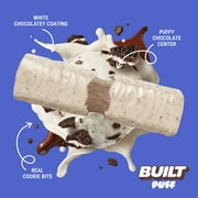 BUILT Puff Protein Bar, Cookies N Cream, 17g Protein, Collagen, 150 Calories, 4 Count Box, 1.41 oz Bars