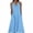 Blue, variant on Womens Dresses Sundresses for Ombre Gradient V Neck Sleeveless Long Flowy Summer White S
