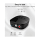 thumbnail image 4 of Receptor de Adaptador de Audio AUX Bluetooth 5.2 para AutomóVil Adaptador de Audio de MúSica de Llamada Manos InaláMbrico de 3,5 mm para Parlantes de AutomóVil y TV, 4 of 7